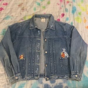 the disney store denim jacket: lady and the tramp